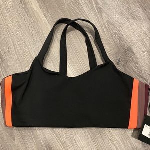 DYI Black and Orange Sports Bra